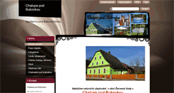 Desktop Screenshot of chalupa-pod-bukovkou.cz